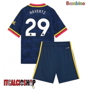 Arsenal Kai Havertz #29 Seconda Maglia Bambino 2026-27 Manica Corta (+ Pantaloni corti)